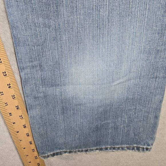 Vintage Levis 567 Jeans Mens 34x34 Blue Loose Bootcut Pants Baggy Y2K (32x32) - Picture 11 of 15